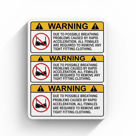 WARNING: Remove Tight Fitting Clothing